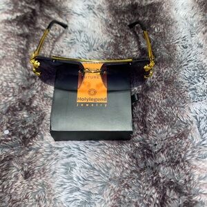 Gold and Black Sunglasses by Holylegend